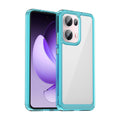 OPPO Reno 13 Pro 5G Soft TPU Bumper Case [Clear Blue] - Clear Blue