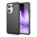 OPPO Reno 13Pro 5G Carbon Fibre TPU Case Slim Shockproof Cover Black - Black