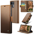 OPPO Reno 13 Pro 5G CaseMe Retro Wallet Case [Brown] - Brown