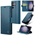 Samsung Galaxy S23 Ultra CaseMe 023 Wallet Flip Cover, RFID Protection, Card Holder - Navy