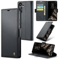 Samsung Galaxy A05s Retro PU Leather Wallet Case - Black