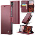 Samsung Galaxy A05s Retro PU Leather Wallet Case - Maroon