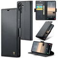 Samsung Galaxy S23 FE Retro PU Leather Wallet Case - Black
