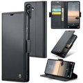 Samsung Galaxy S23 FE Retro PU Leather Wallet Case - Black
