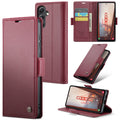 Samsung Galaxy S23 FE Retro PU Leather Wallet Case - Maroon