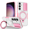 Samsung Galaxy S25 Plus Magsafe Sliding Cover Case (PinkWhite) - PinkWhite