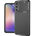 Samsung Galaxy A15 Case Carbon Fibre - Black