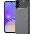 Samsung Galaxy A06 Carbon Fibre TPU Back Case - Black