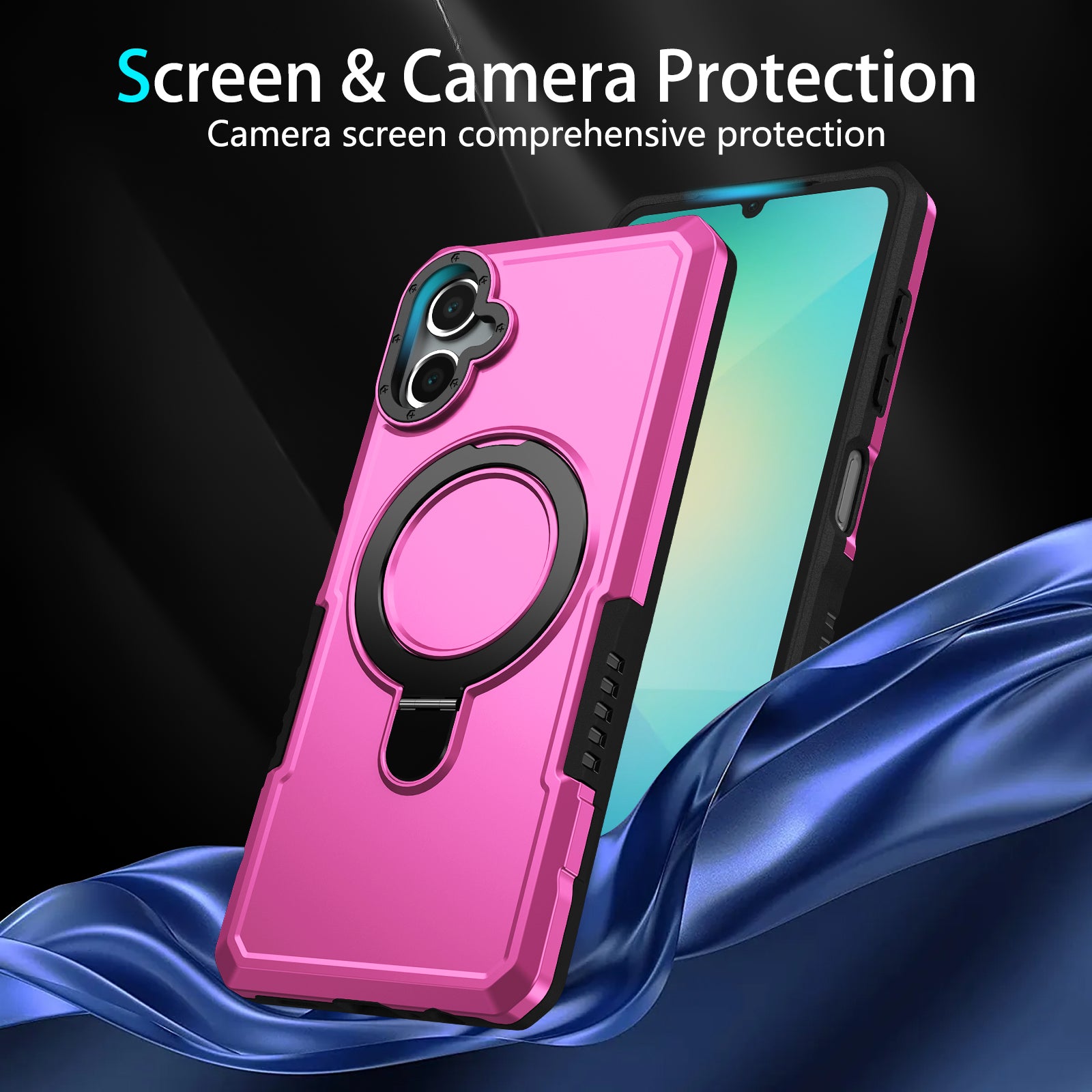 Samsung Galaxy A06 Ring Kickstand Case