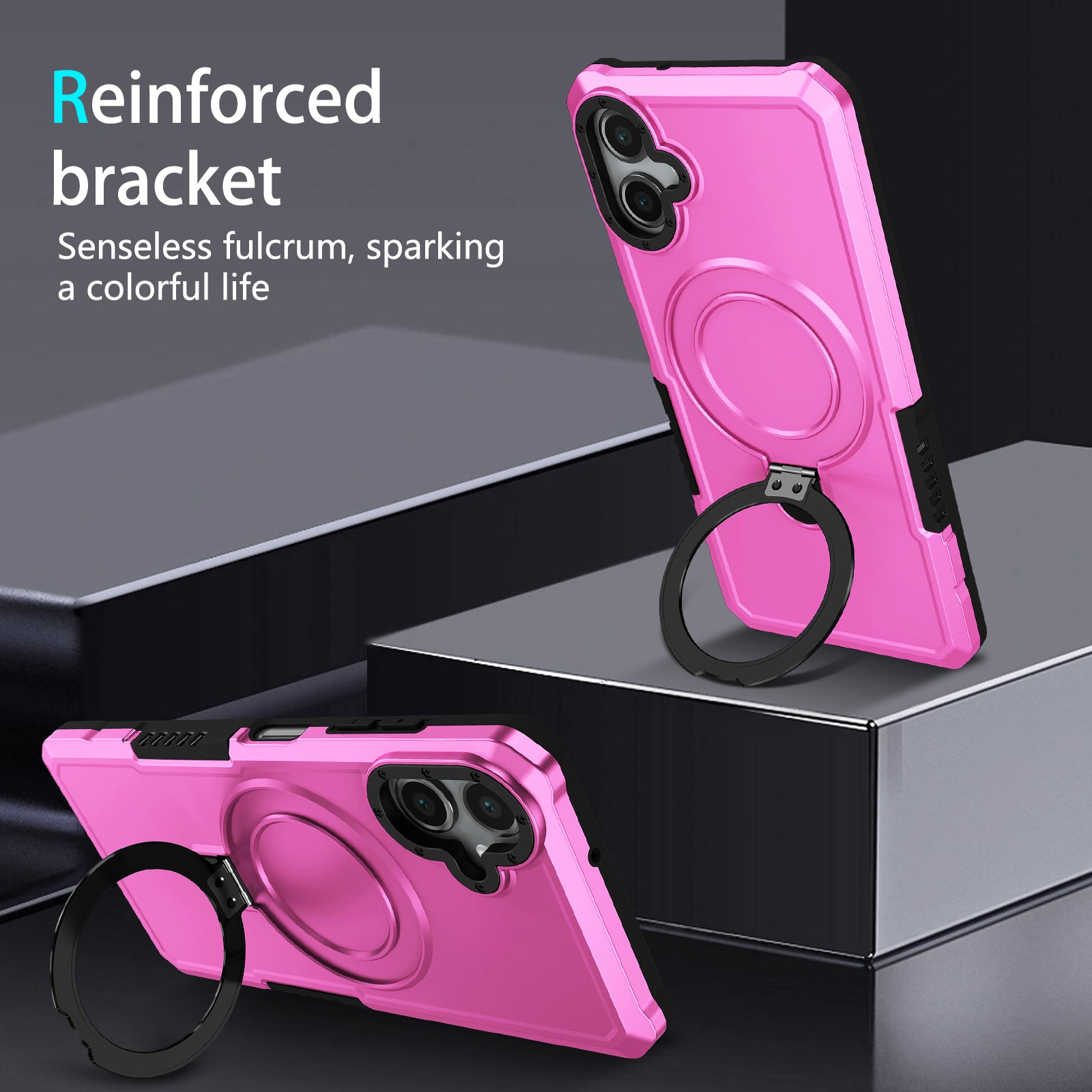 Samsung Galaxy A06 Ring Kickstand Case