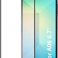 Samsung Galaxy A06 Glass Screen Protector Full Cover - Black