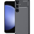 Samsung Galaxy S24 FE Carbon Fibre TPU Back Case - Black