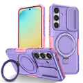 Samsung Galaxy S24 FE Magsafe Sliding Cover Case - Purple