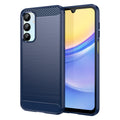 Samsung A16 5G Carbon Fibre TPU Case Slim Shockproof Cover Navy - Navy