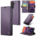 Samsung Galaxy A16 Retro PU Leather Wallet Case - Purple