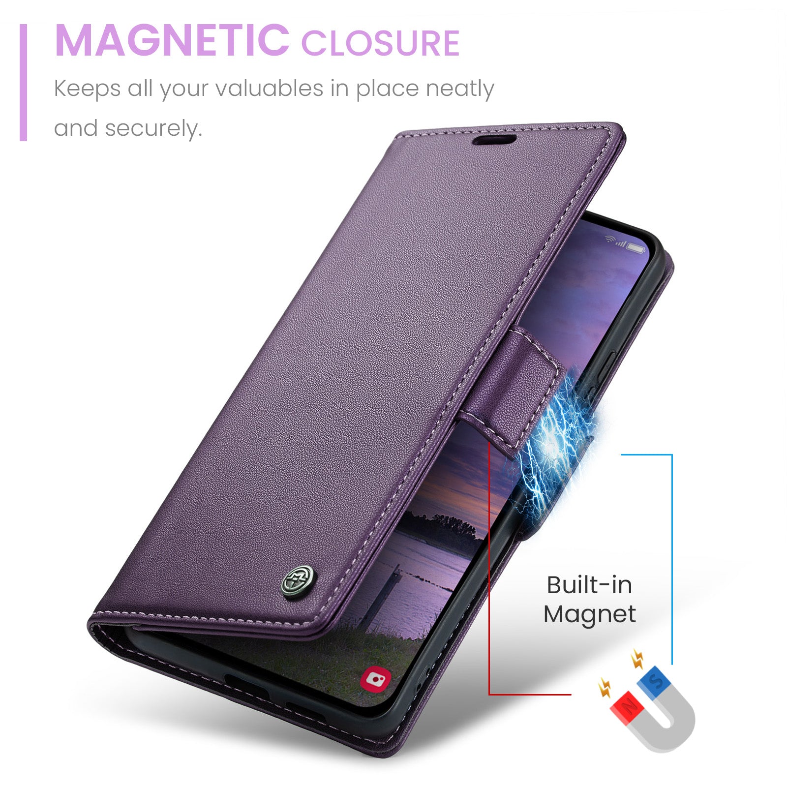 Samsung Galaxy S25 Plus Retro PU Leather Wallet Case