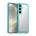 Samsung Galaxy S25 Plus Soft TPU Bumper Case (Clear Blue) - Clear Blue