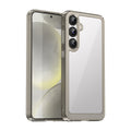 Samsung Galaxy S25 Plus Soft TPU Bumper Case (Clear Grey) - Clear Grey