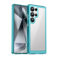 Samsung Galaxy S25 Ultra Soft TPU Bumper Case (Clear Blue) - Clear Blue