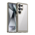 Samsung Galaxy S25 Ultra Soft TPU Bumper Case (Clear Grey) - Clear Grey