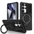 Samsung Galaxy S25 Ultra Magsafe Sliding Cover Case (Black) - Black