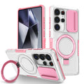 Samsung Galaxy S25 Ultra Magsafe Sliding Cover Case (PinkWhite) - PinkWhite