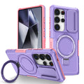 Samsung Galaxy S25 Ultra Magsafe Sliding Cover Case (Purple) - Purple