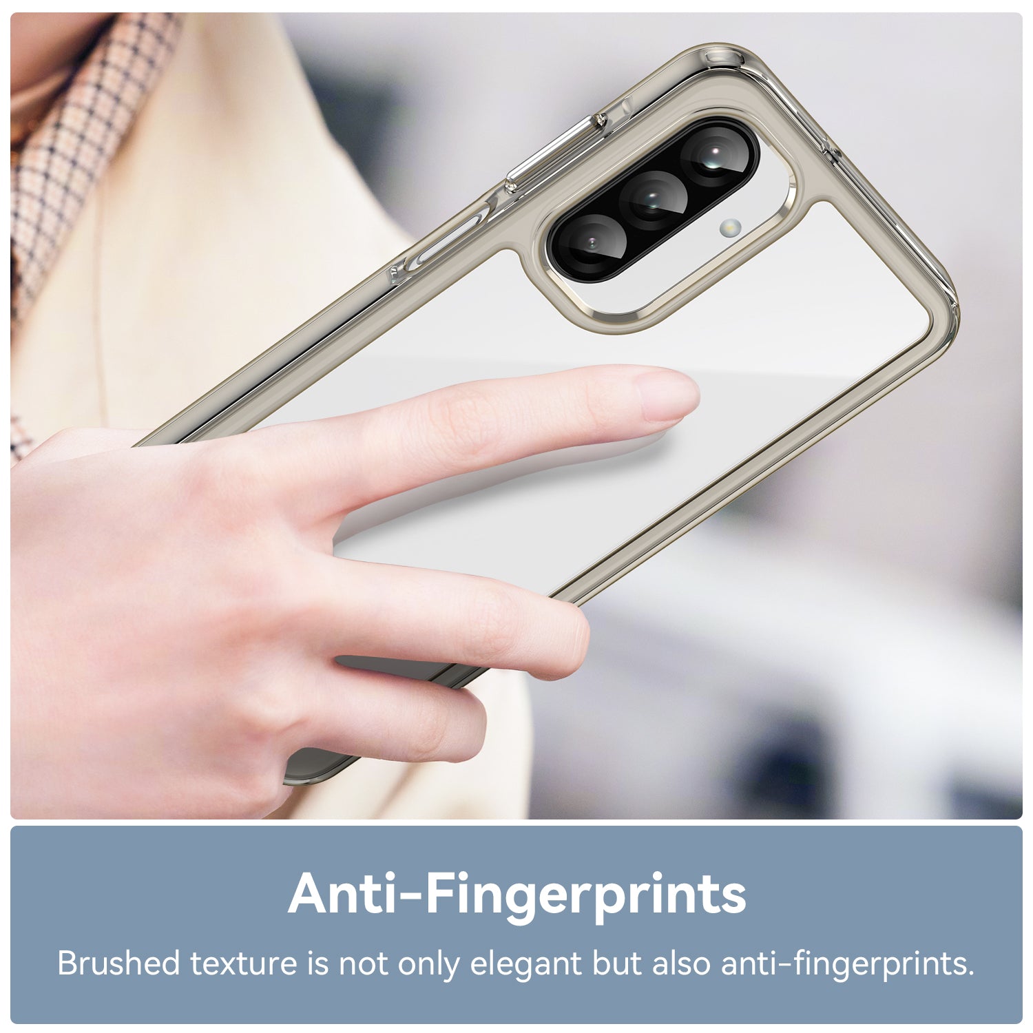 Samsung Galaxy A26 5G Soft TPU Bumper Case [Clear Grey]
