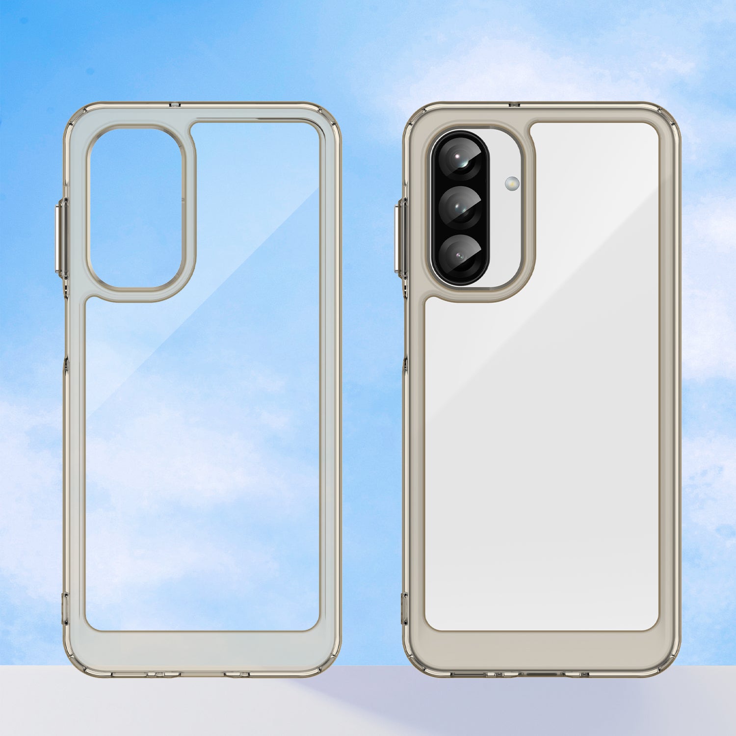 Samsung Galaxy A26 5G Soft TPU Bumper Case [Clear Grey]