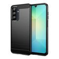 Samsung A26 5G Carbon Fibre TPU Case Slim Shockproof Cover Black - Black