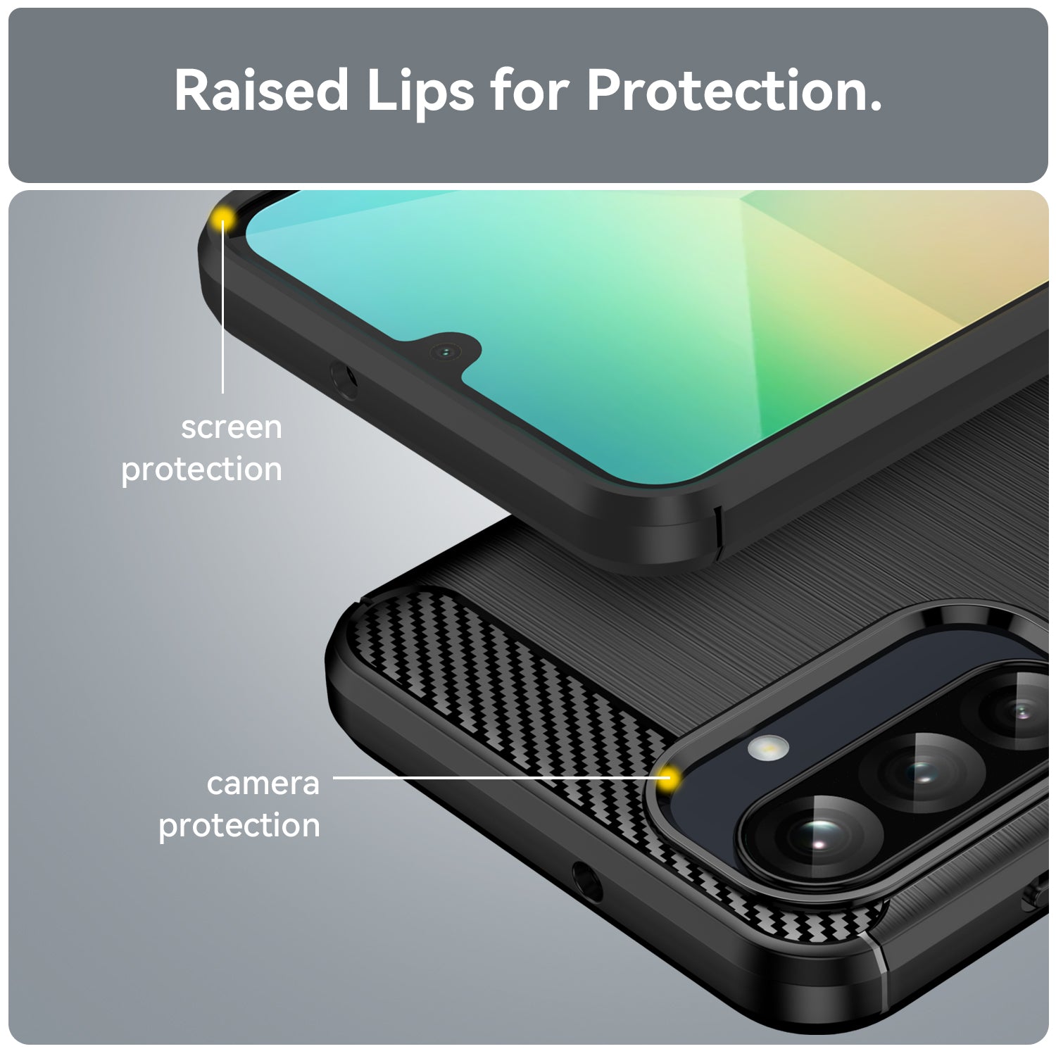 Samsung Galaxy A26 5G Carbon Fibre Brushed Case [Black]