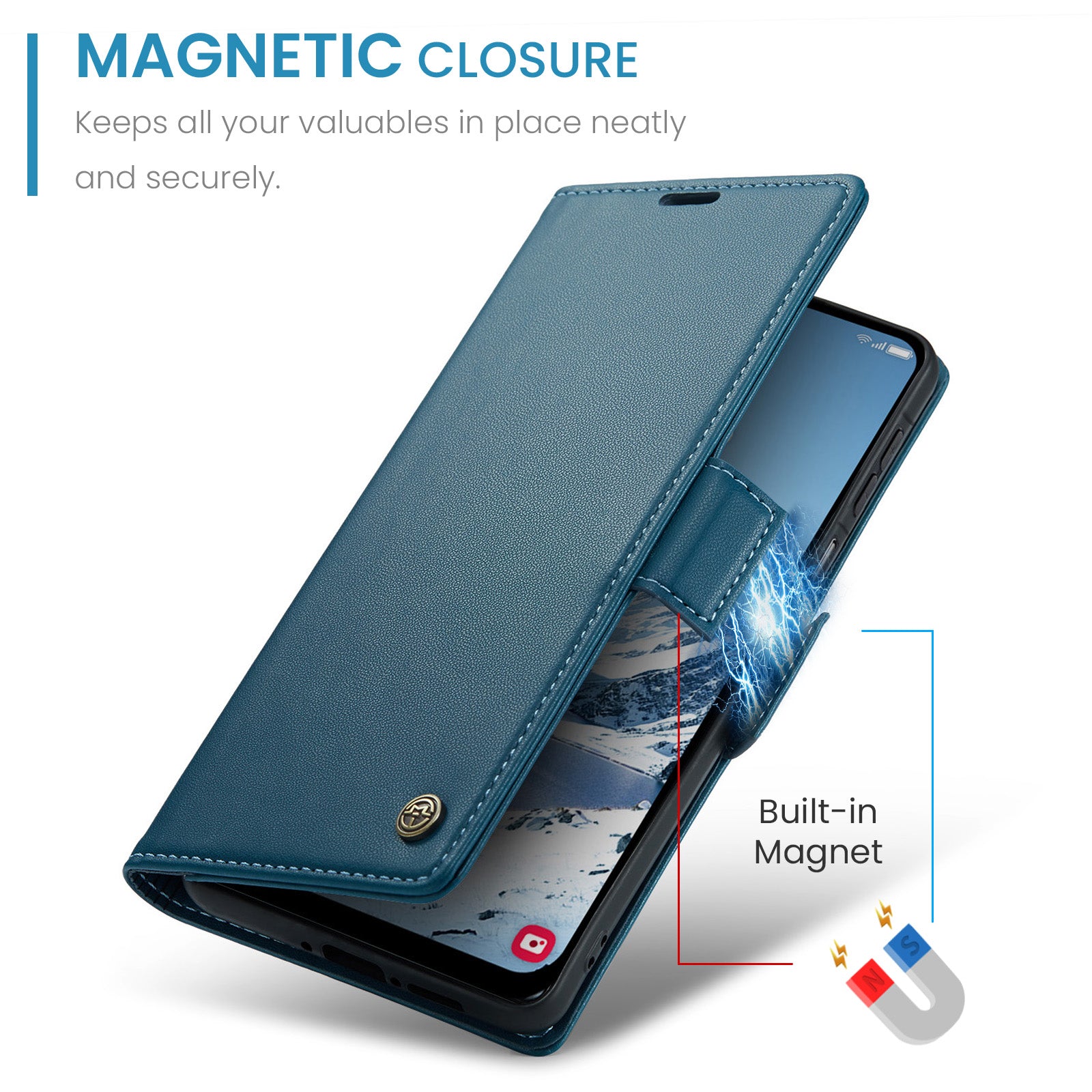 Samsung Galaxy A26 5G CaseMe Retro Wallet Case [Navy]