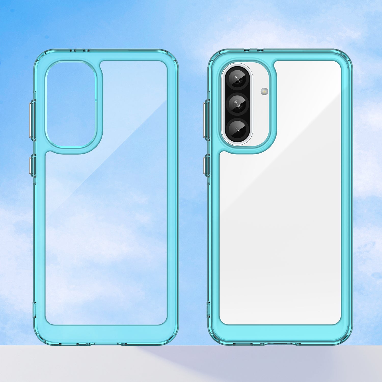 Samsung Galaxy A36 5G Soft TPU Bumper Case [Clear Blue]