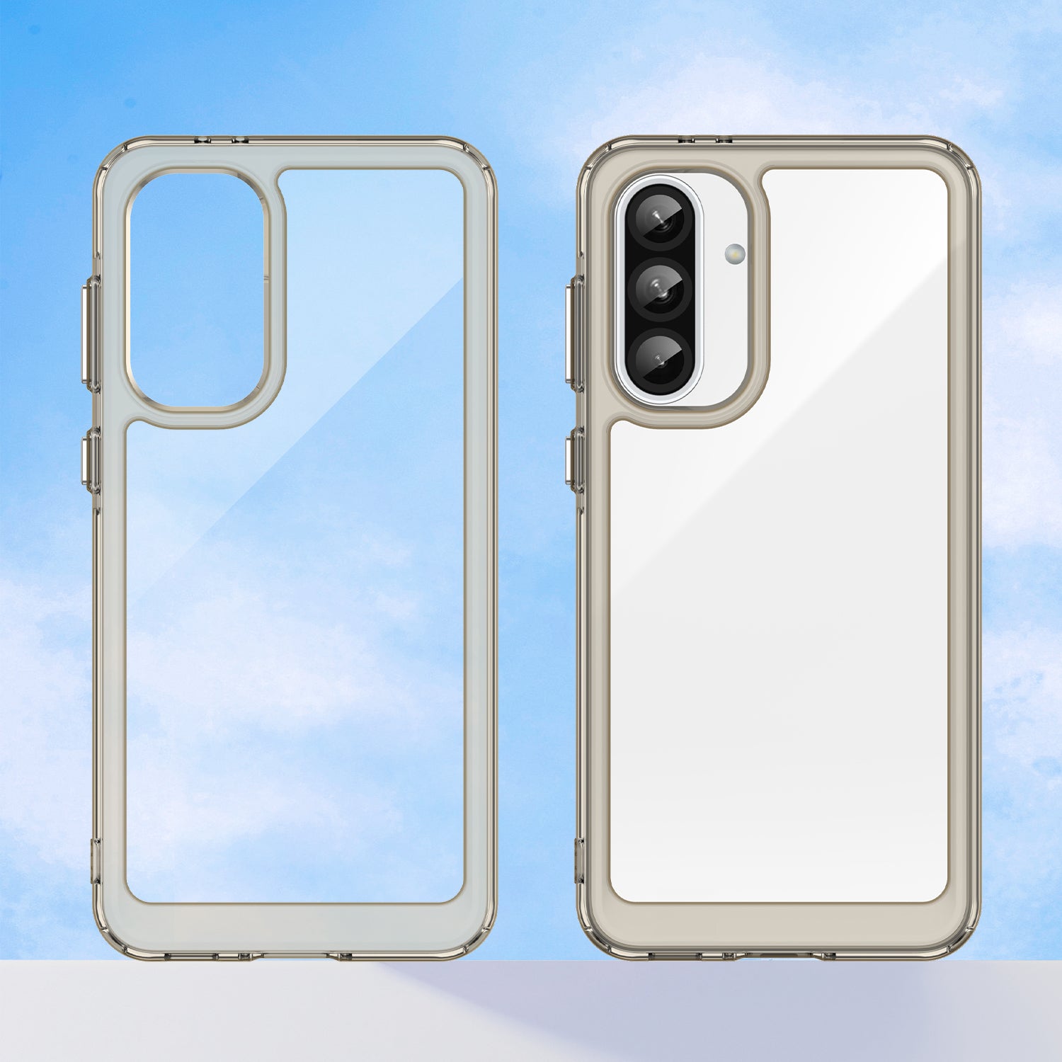 Samsung Galaxy A36 5G Soft TPU Bumper Case [Clear Grey]