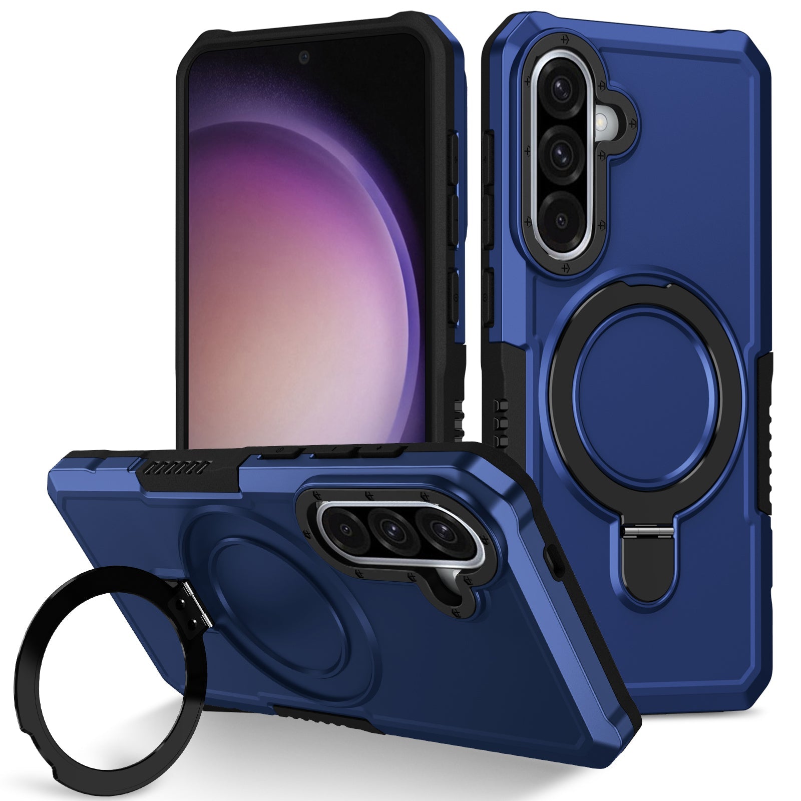 Samsung Galaxy A36 5G Case Ring Kickstand [Navy]