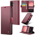 Samsung Galaxy A56 5G CaseMe Retro Wallet Case [Maroon] - Maroon