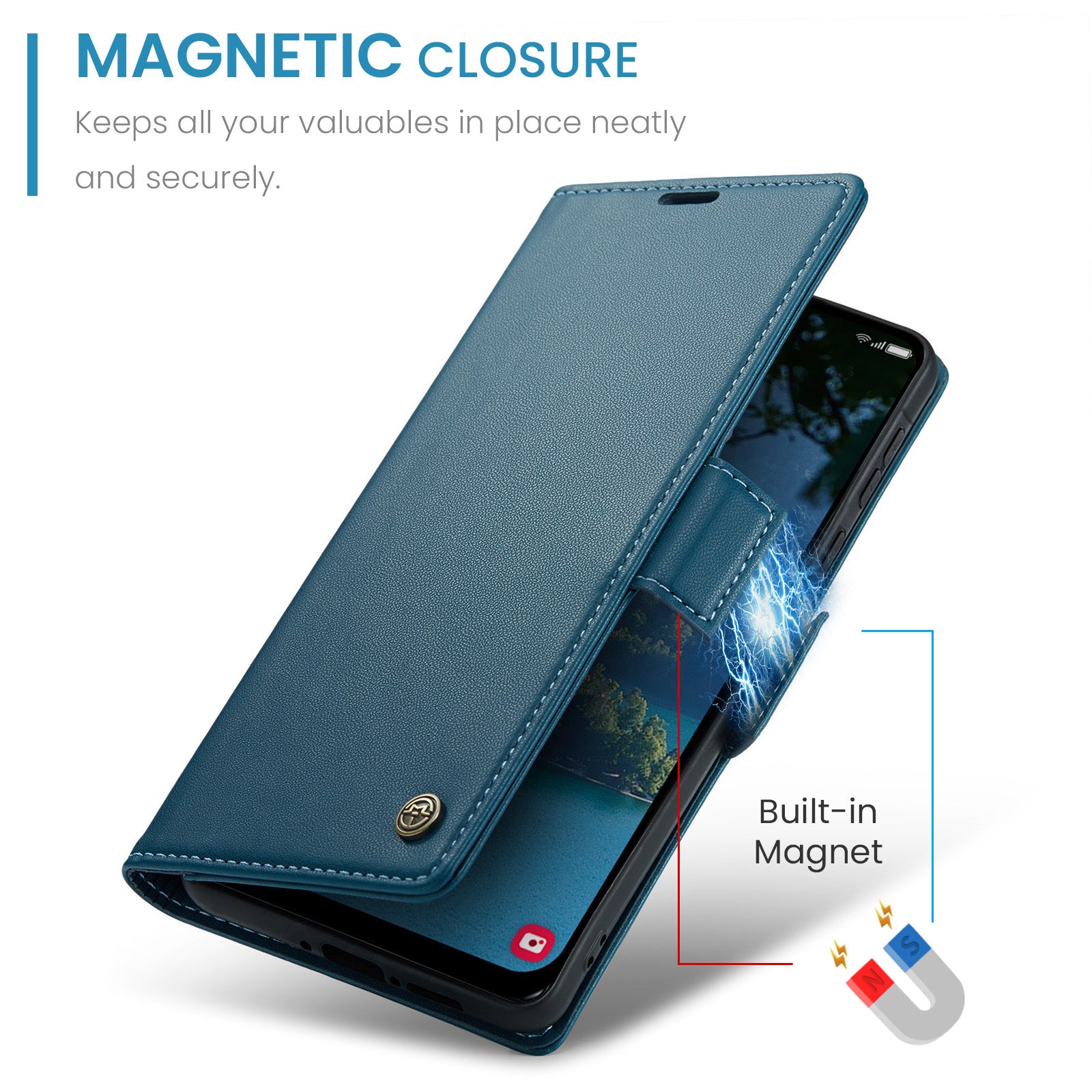 Samsung Galaxy A56 5G CaseMe Retro Wallet Case [Navy]