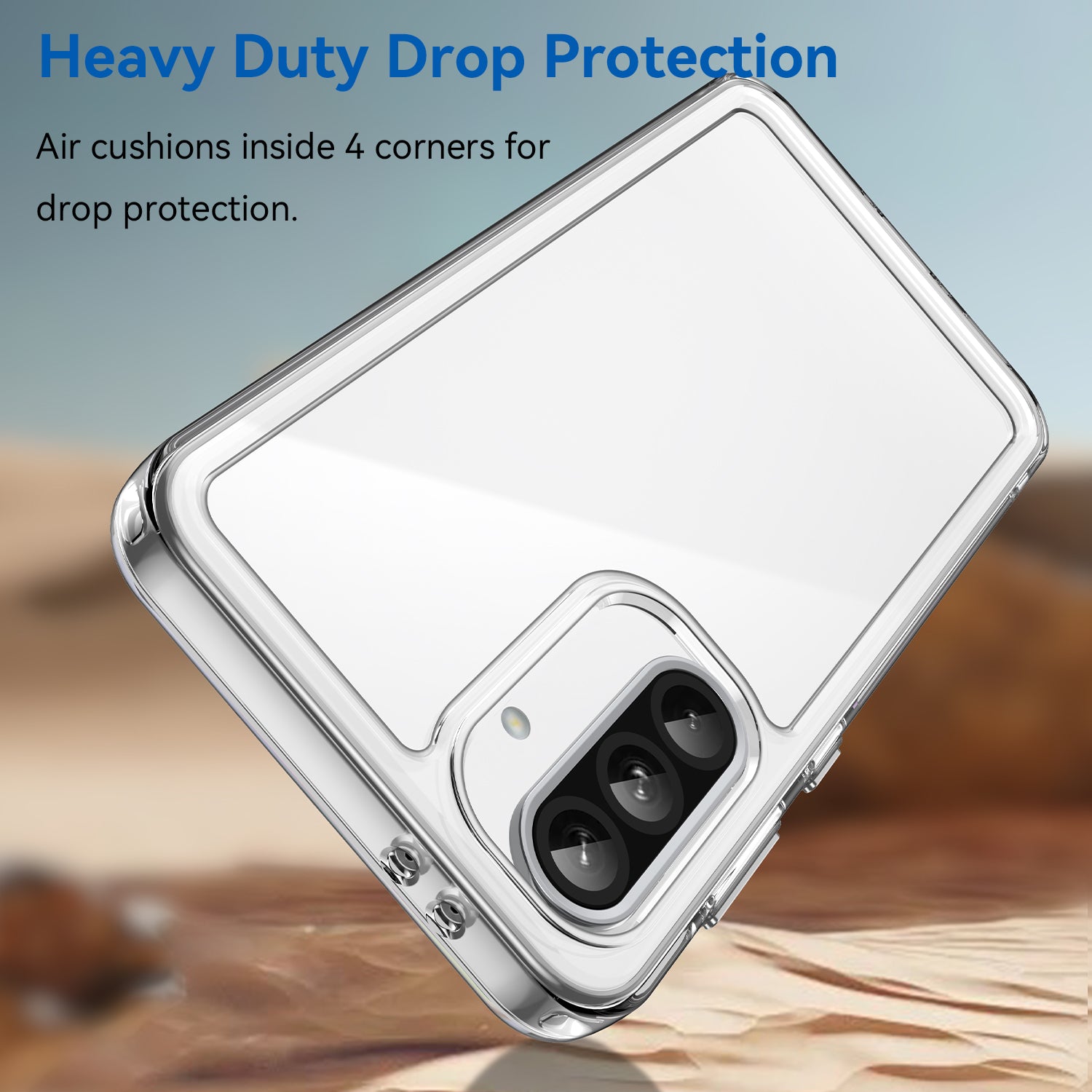 Samsung Galaxy A56 5G Soft TPU Bumper Case [Clear]