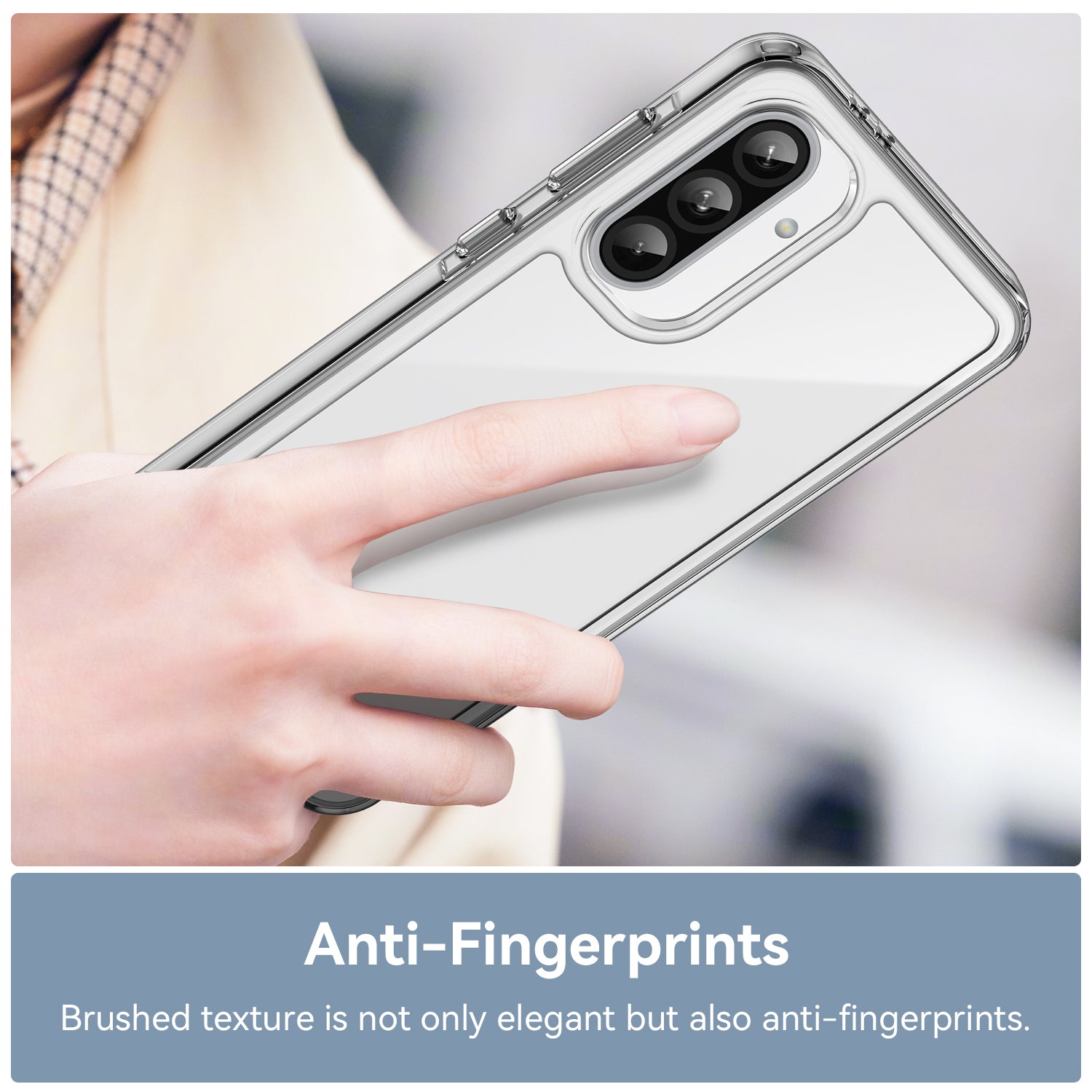 Samsung Galaxy A56 5G Soft TPU Bumper Case [Clear]