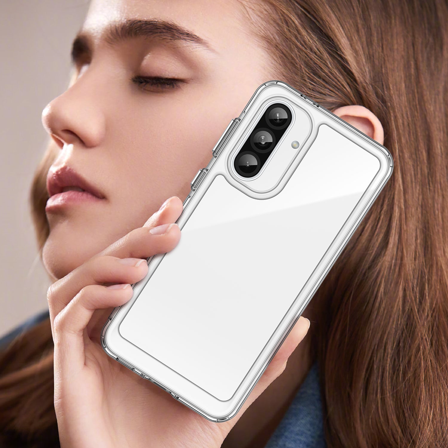 Samsung Galaxy A56 5G Soft TPU Bumper Case [Clear]