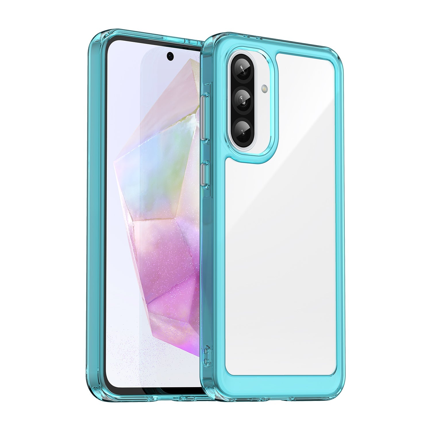 Samsung Galaxy A56 / A37 Soft TPU Bumper Case [Clear Blue]