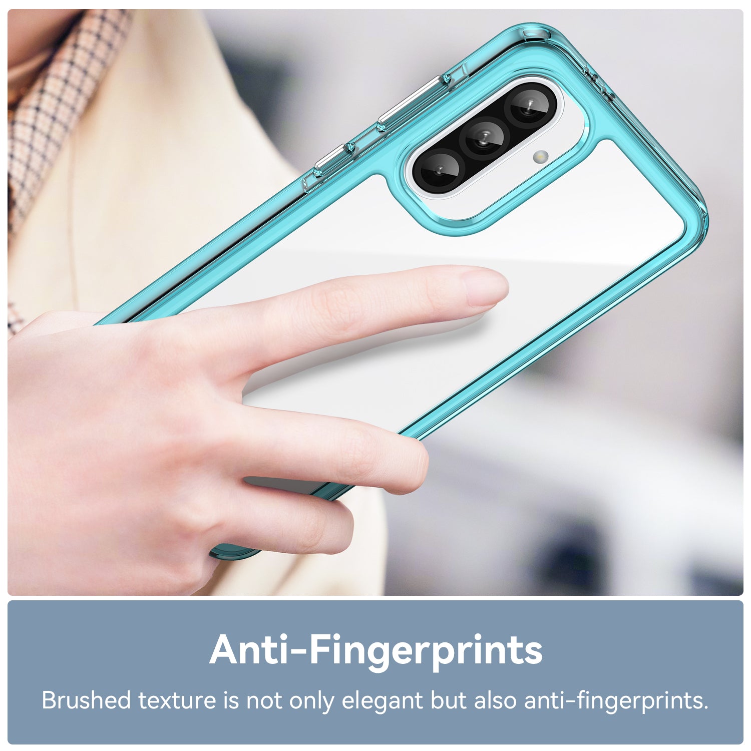 Samsung Galaxy A56 5G Soft TPU Bumper Case [Clear Blue]