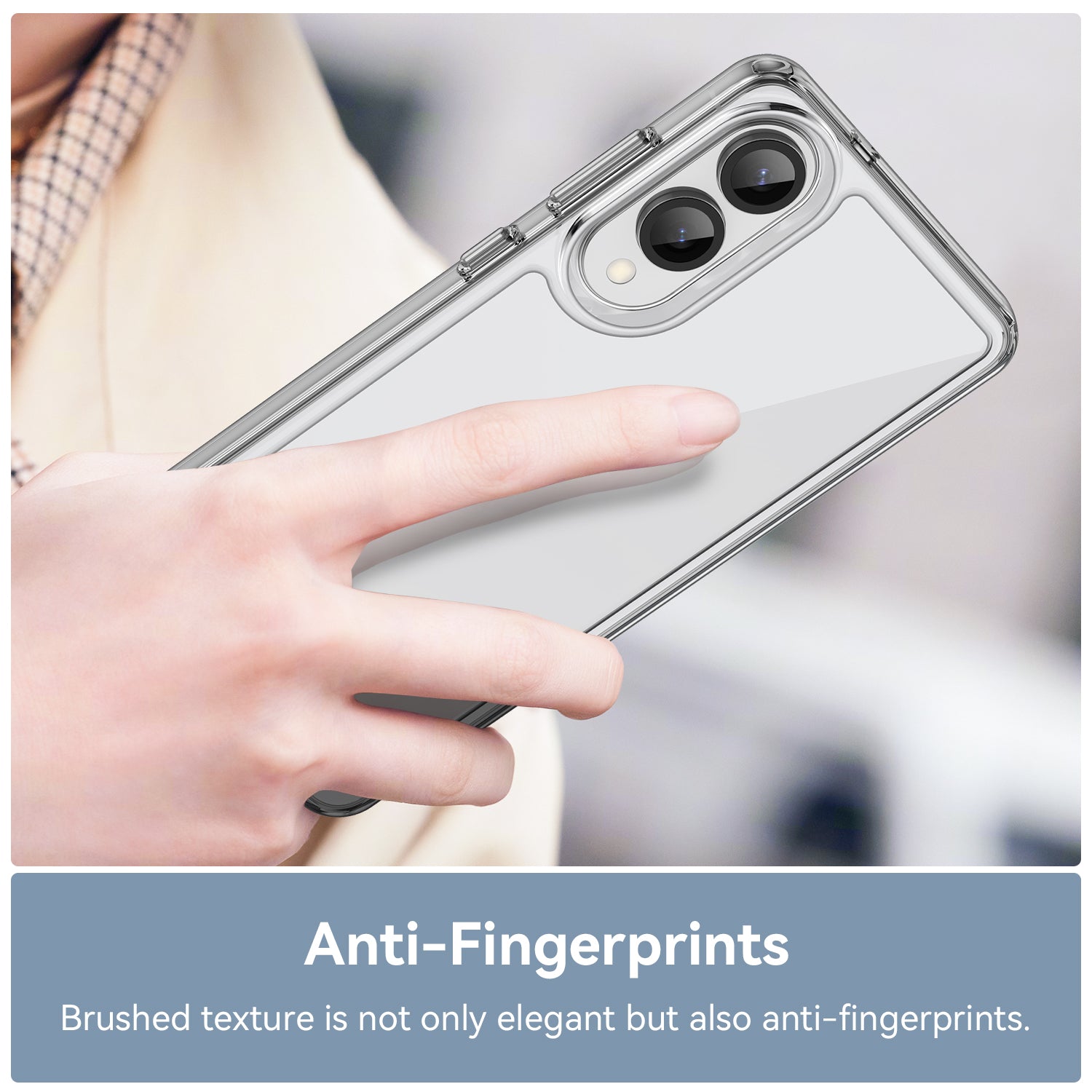 Samsung Galaxy S25 Edge Soft TPU Bumper Case [Clear]