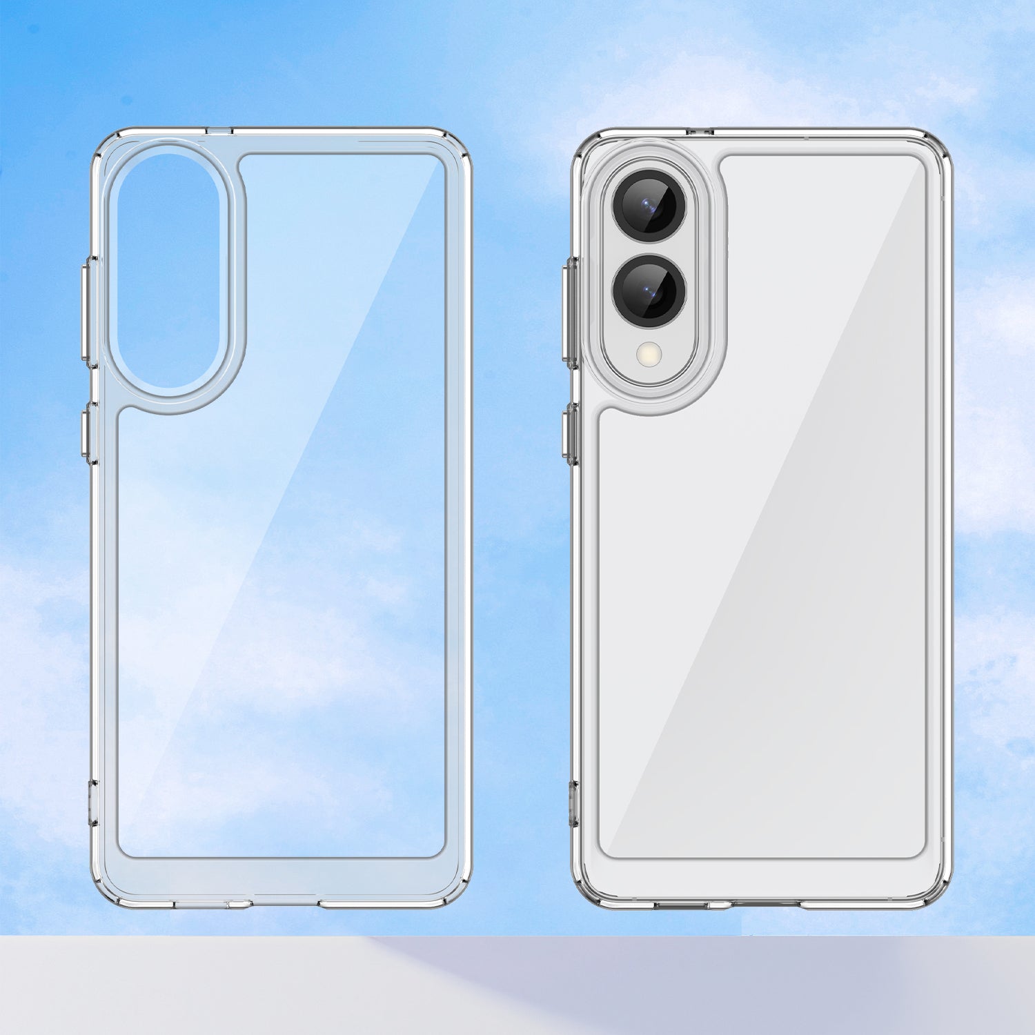 Samsung Galaxy S25 Edge Soft TPU Bumper Case [Clear]