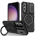 Samsung Galaxy S25 Edge Magsafe Sliding Cover Case [Black] - Black