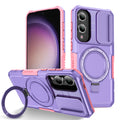 Samsung Galaxy S25 Edge Magsafe Sliding Cover Case [Purple] - Purple