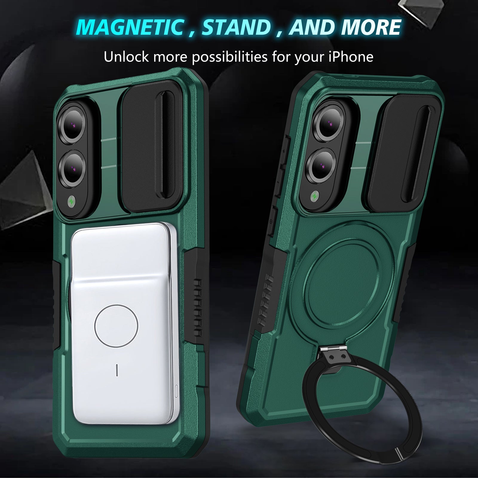 Samsung Galaxy S25 Edge Magsafe Sliding Cover Case [Teal]