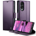 Samsung Galaxy S25 Edge CaseMe Retro Wallet Case [Purple] - Purple