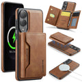 Samsung Galaxy S25 Edge DG.Ming MagSafe Wallet Case [Brown] - Brown