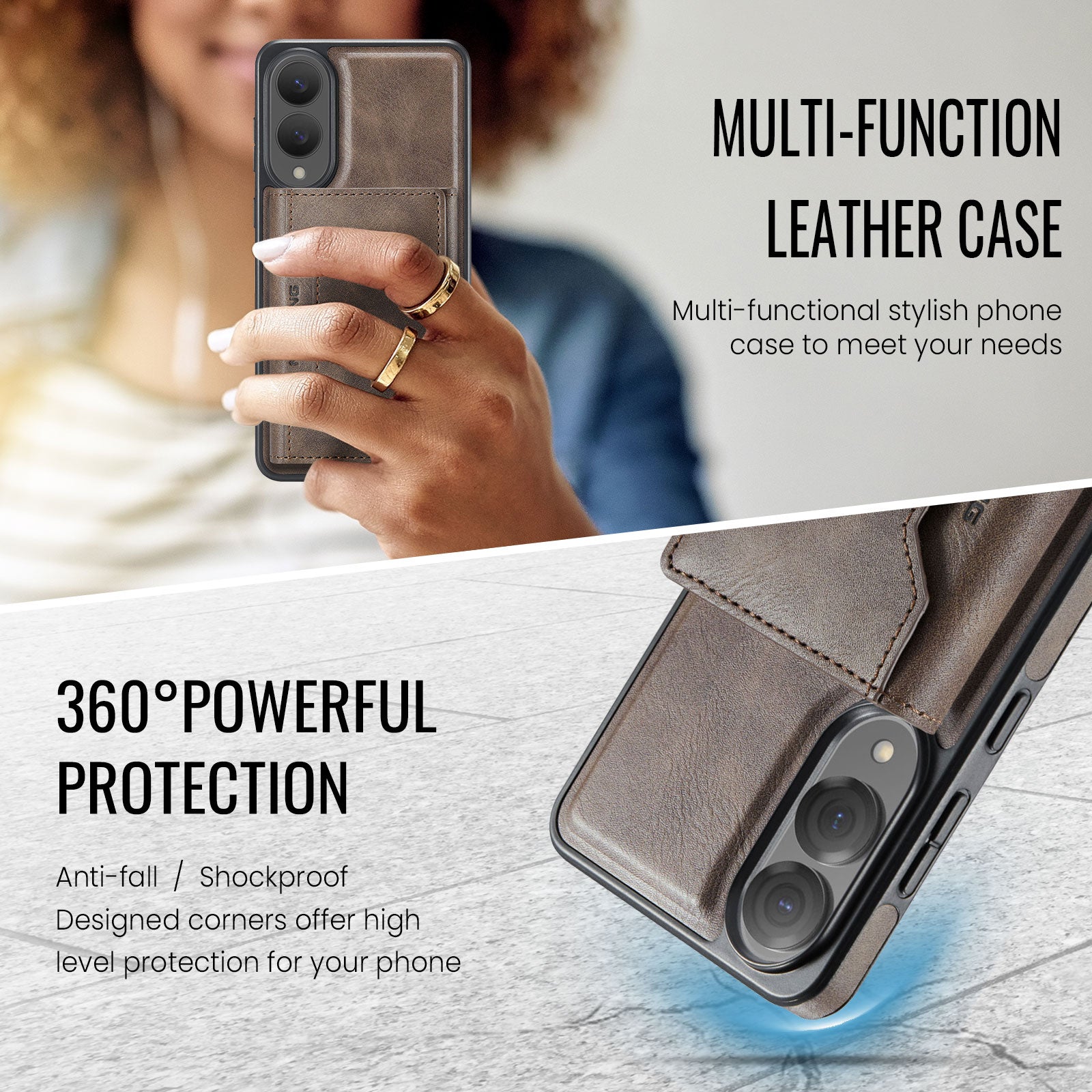 Samsung Galaxy S25 Edge DG.Ming MagSafe Wallet Case [Coffee]